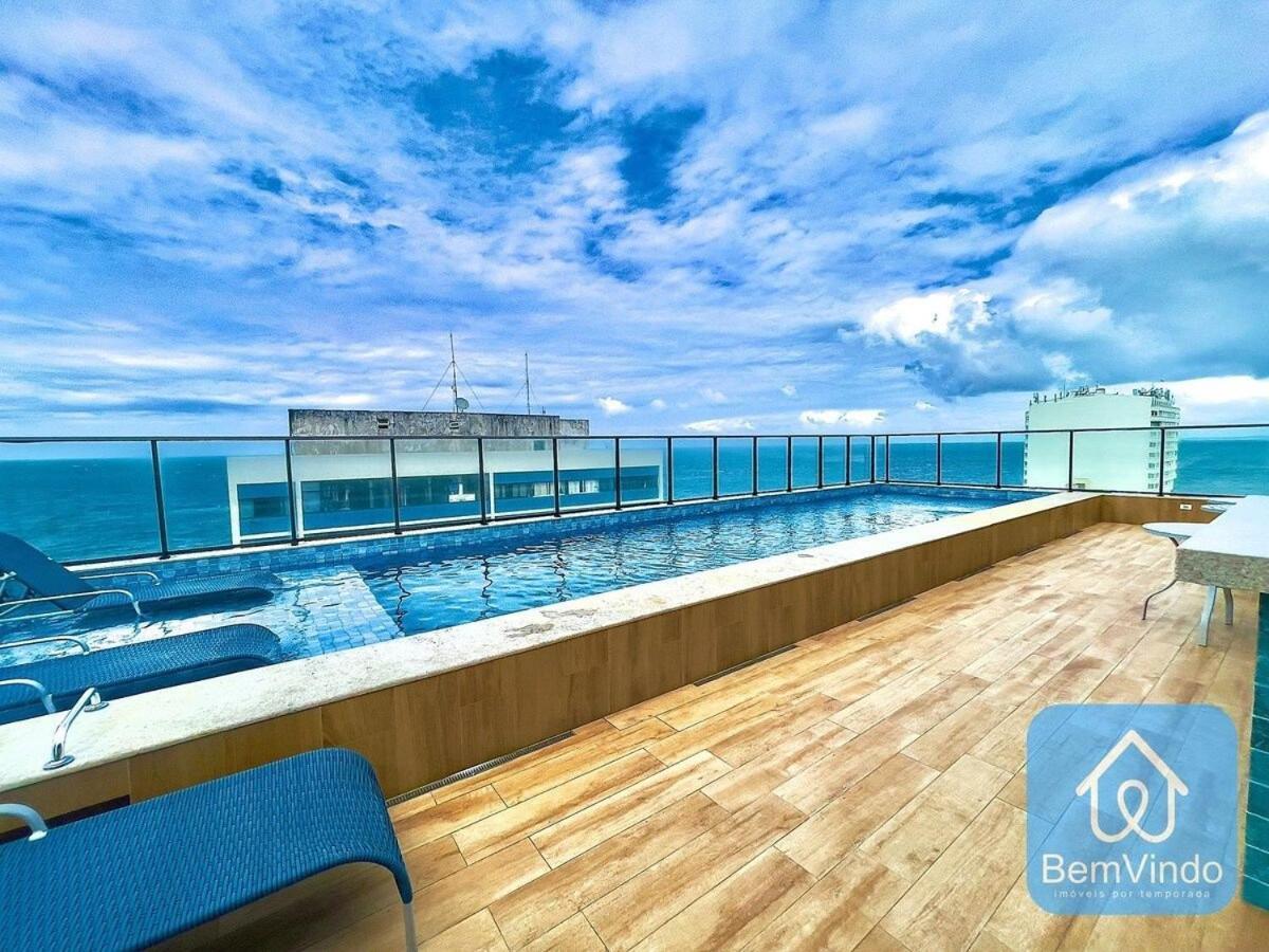Apartamento Com Linda Vista Mar No Smart Barra 2 Salvador Exterior photo
